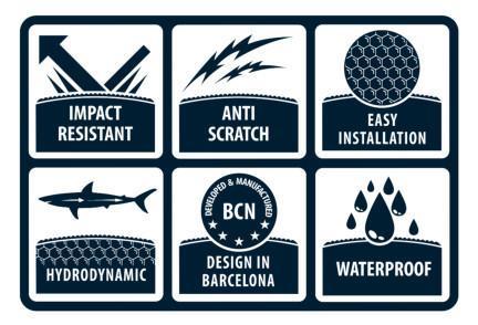 RSPro Clear Jumbo SUP railsaver - Image 4