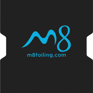 M8 foil scale sticker Blue